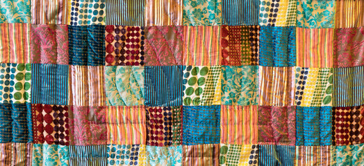 abstract color uzbek fabric pattern - obrazy, fototapety, plakaty
