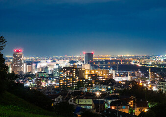 Fototapeta na wymiar 東京郊外の住宅地　夜景