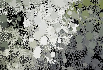 Light Gray vector texture with abstract forms.