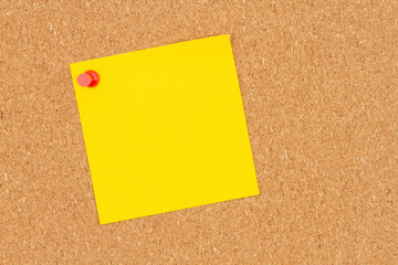 Fototapeta premium Brown texture corkboard with sticky note background for school or office