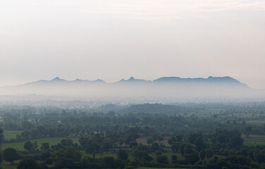 a beautyful view of a village at pali,rajasthan