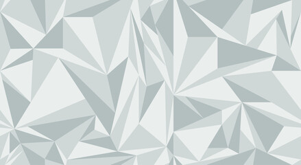 Fototapeta na wymiar White Polygonal Mosaic Background, Low Poly Style, Vector illustration, Business Design Templates