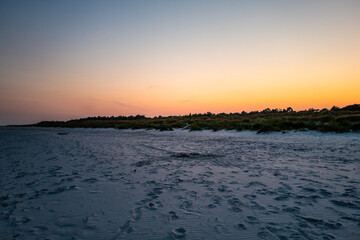 sunrise at the baltic sea