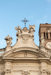 Fototapeta na wymiar Chiesa di Santa Croce in Gerusalemme, Roma