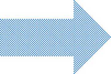 dotted arrow vector logo