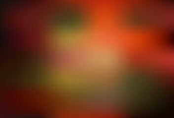 Dark Orange vector blurred pattern.