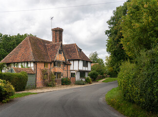 Fototapeta na wymiar Ancient Cottages in Smarden, Kent, UK