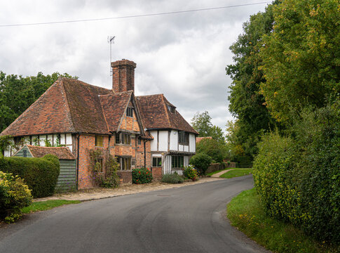 Ancient Cottages in Smarden, Kent, UK