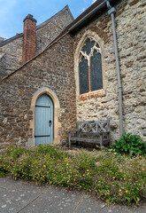 Church Door and Gothic Window, Kent, UK