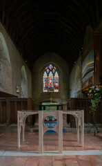Church interior, Kent, UK