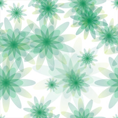 Seamless Flower Pattern - Season Background Vector