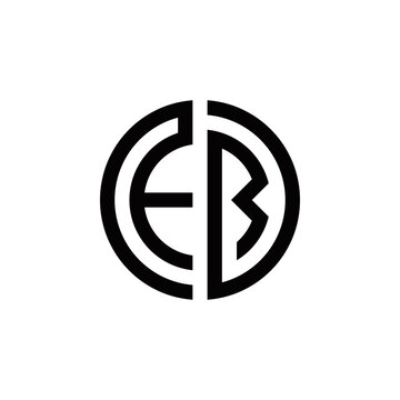 e b eb initial logo design vector symbol graphic idea creative