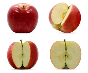 Fresh Apple fruit isolated on white background