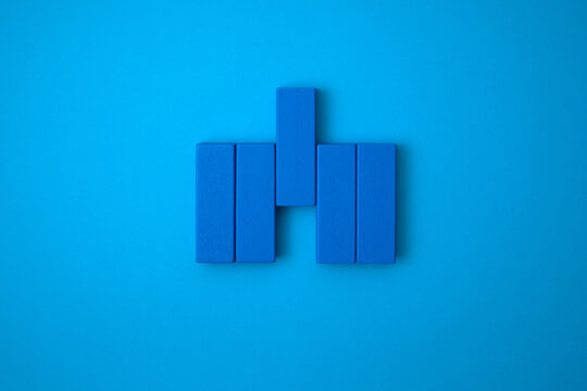 Fill A Gap In The Blue Block.