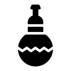 
A decorative party ball icon in editable style 
