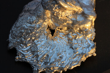 fancy interesting molten tin ingot