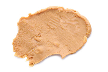 Peanut butter isolated on white background