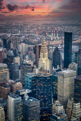 Fototapeta premium Manhattan aerial