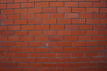 red brick wall