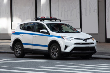 police car in new york