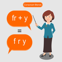consonant blends worksheet education preschool fry