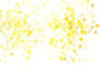 Obraz na płótnie Canvas Light Orange vector template with sky stars.