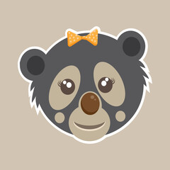 cute baby bear cartoon images are great for printing on children's t-shirts, on school bags, tumbler glasses, bedroom wall hangings

