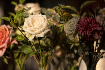 White Rose in Flower Arrangement