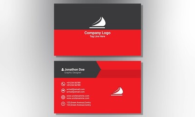 Corporate Business Card Red