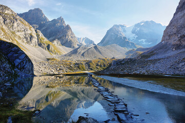 Lac Des Vaches, Vanoise national park in french alps, France