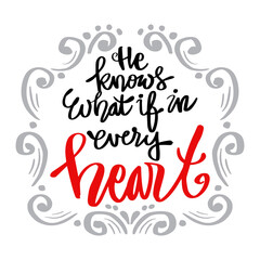 He knows what is in every heart. Islamic quran quotes.