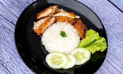 Thai Food Pork Chicken and Fish 