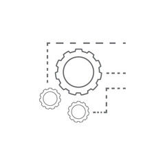 Gear Logo Template vector icon illustration