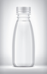 Plastic Bottle on background. 