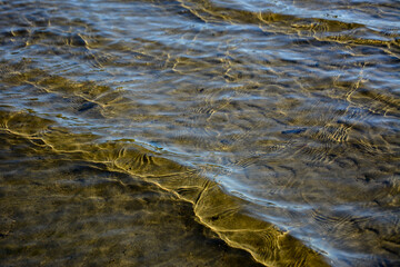 waves on the sand beach