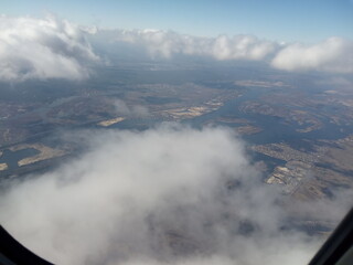 Fototapeta premium Sky and Earth from the plane