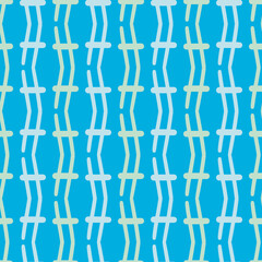 Abstract striped seamless vector pattern. Horizontal and diagonal lines illustration background.