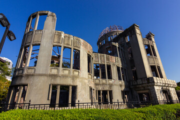 Hiroshima peace monument in Hiroshima (Japan)