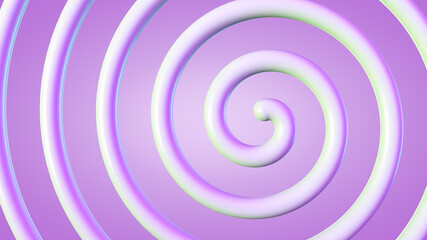 Spiral on a purple background