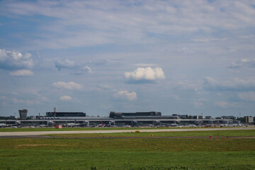 Fototapeta na wymiar Warsaw Chopin Airport
