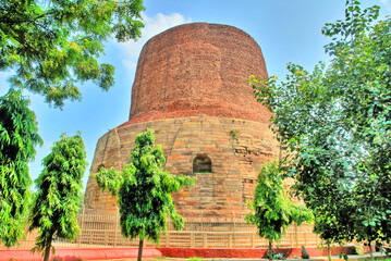 The Dhamekh Stupa, Sarnath, India