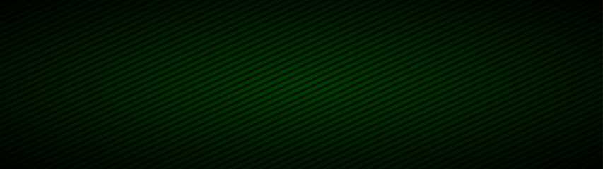 Fototapeta premium Abstract background of inclined stripes in dark green colors