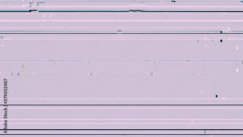 Aufkleber digital pixelated noise screen glitch flickering scratch abstract background