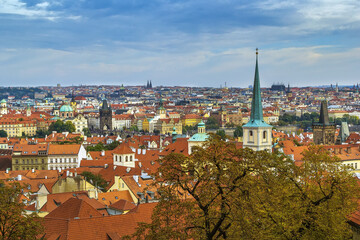 view of Prague, Czech republic