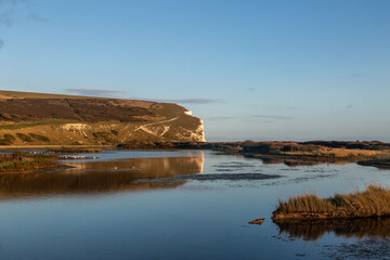 Cuckmere Haven in Sussex, with Evening Light