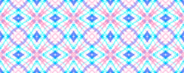 Watercolor Seamless Rhombic Pattern. 