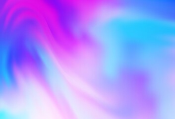 Light Pink, Blue vector glossy abstract layout.