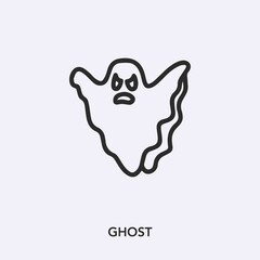 ghost icon vector sign symbol