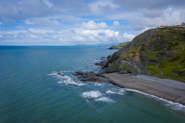 Aberystwyth, Ceredigion, West Wales, UK, popular tourist destination