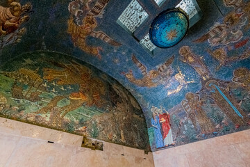 Fototapeta na wymiar Chapelle des anges du Sanctuaire du Mont Sainte-Odile